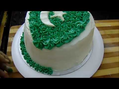 Homemade cake || pakistan independence day special || full recipe || pan cake