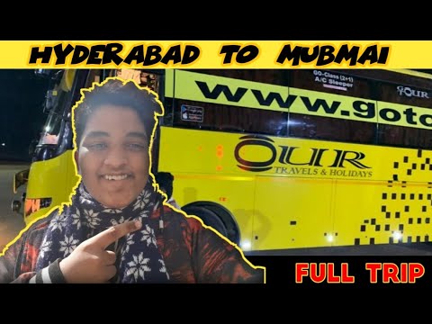 Hyderabad To Mumbai || Full Trip || Vlog #1