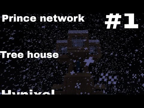 Minecraft Playing Prince Network Hypixel like server making tree house #1 IRSAD GAMING