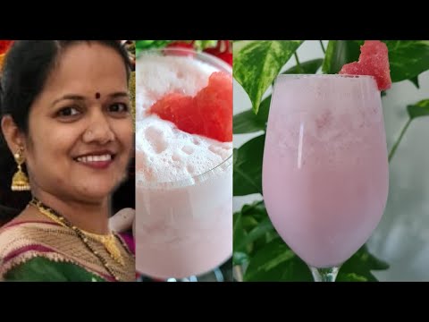 #Refreshing#? Watermelon Milk Shake |in 2 mins| Thanda Tanda Cool Cool| only with 3 ingredients