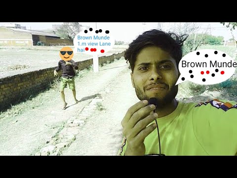 Brown Munde in public || Comedy video|| vs khan mansoori YouTube channel
