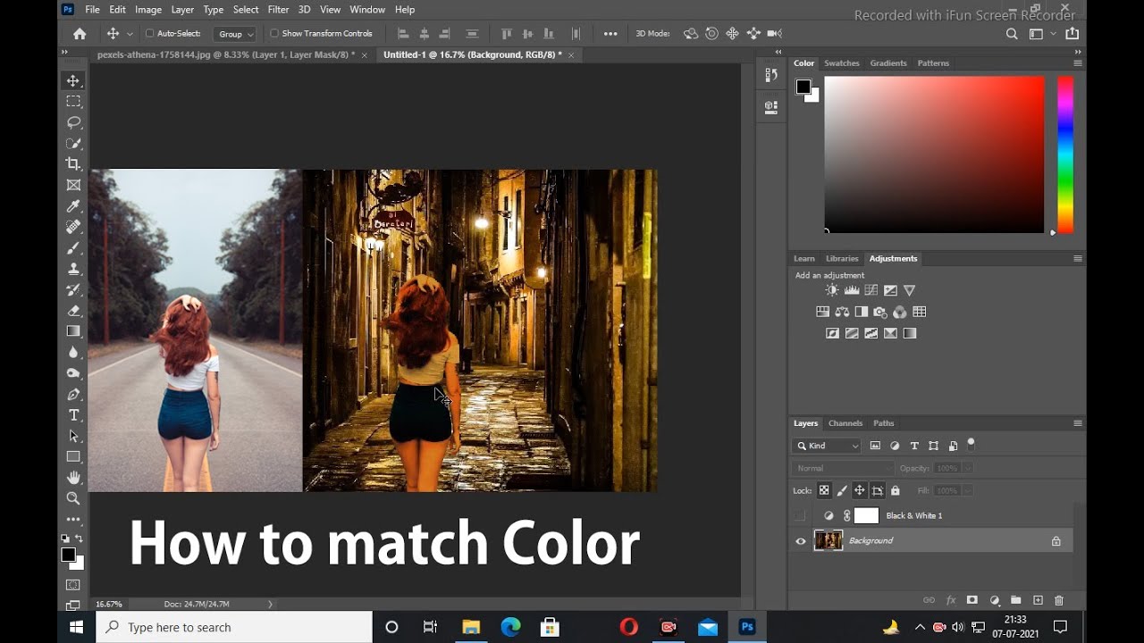 How to Color Match in Photoshop