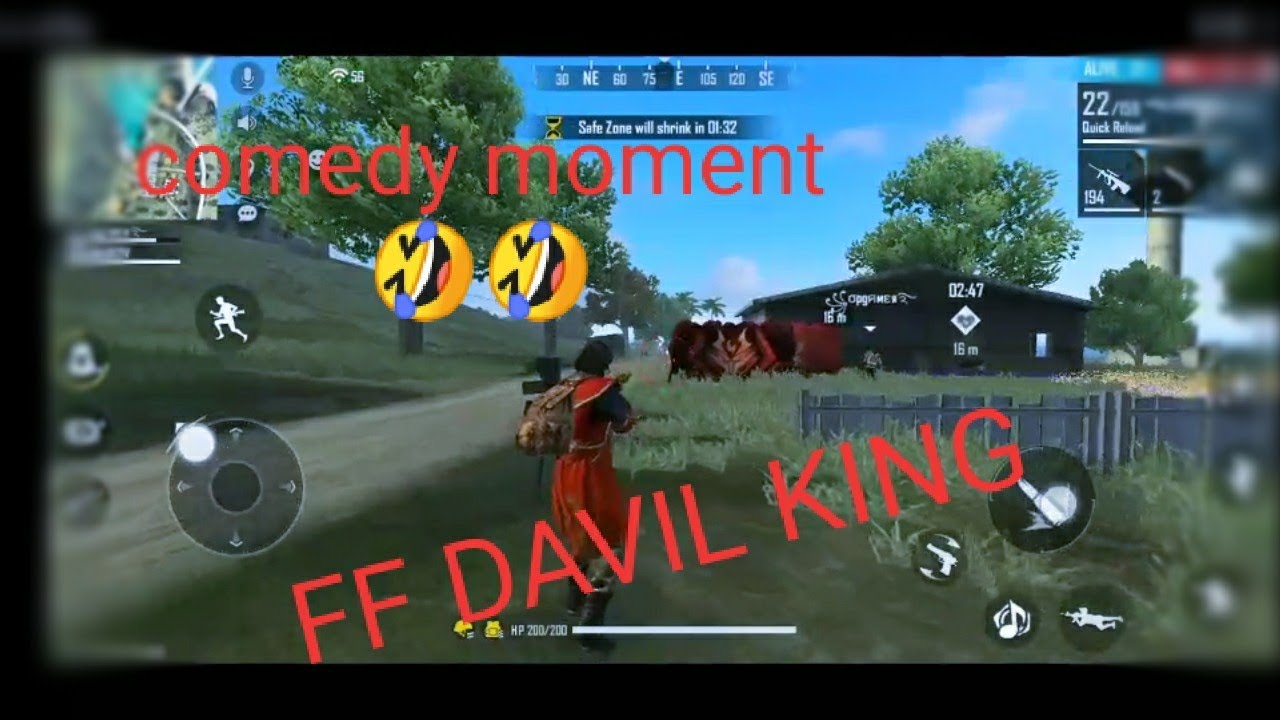free fire comedy moments ???? FF DAVIL KING