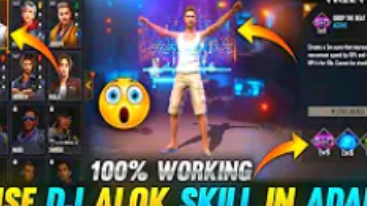 how to put DJ Alok ability in adam??