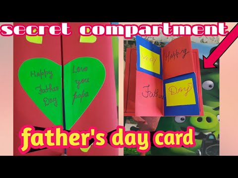 how to make father's day card very easy father's day special #bhuvneshgovil