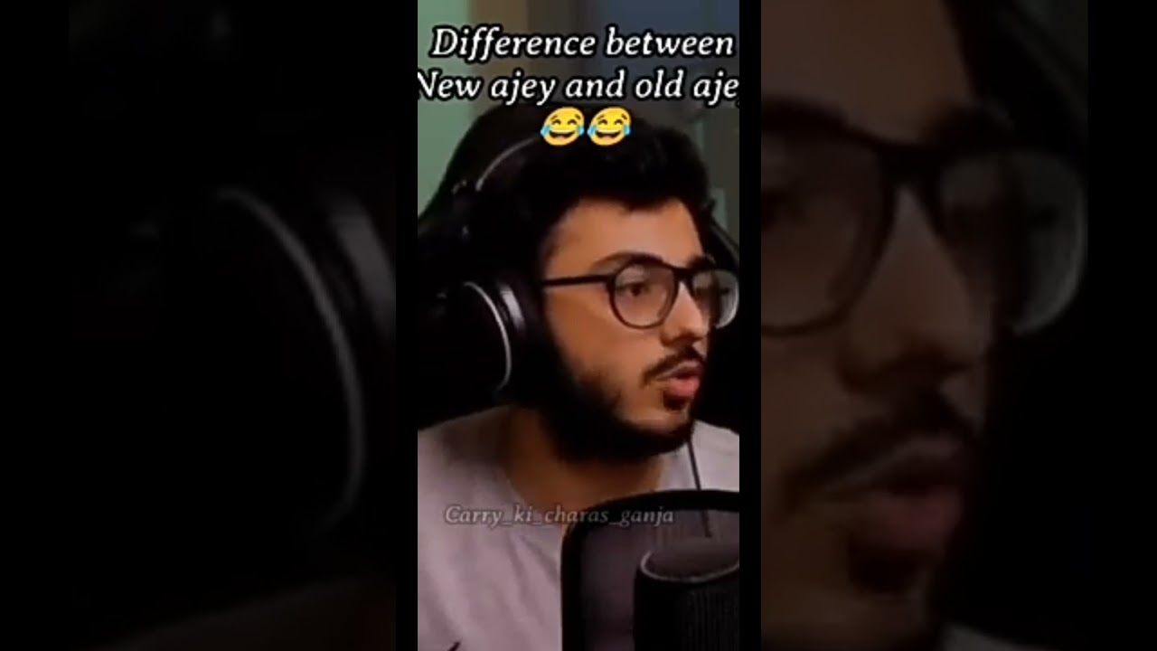 @Carryminati | Difference between old ajey and new ajey| #shorts #shortsfeed #carryminati #ytshorts