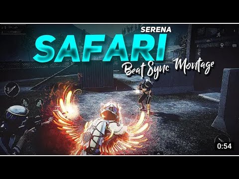 Serena - Safari Best Beat Sync Edit Pubg Mobile Montage | Road to 5k | XTREME TERROR SOCIETY