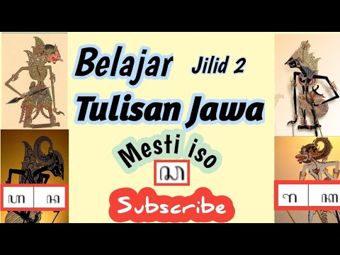 Belajar aksara Jawa jilid 2