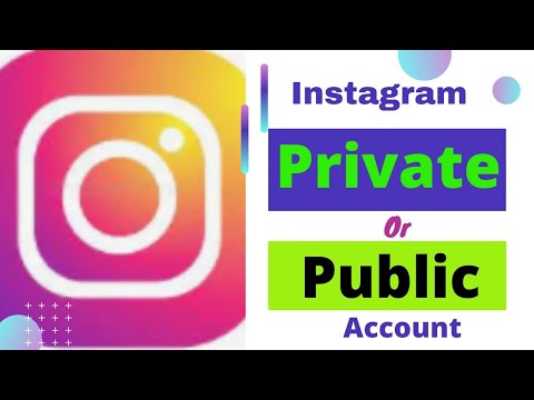 Make your Instagram account private or Public