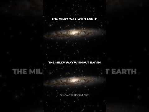 Milky Way With Earth vs Milky Way Without Earth #shorts #milkyway #shortsfeed