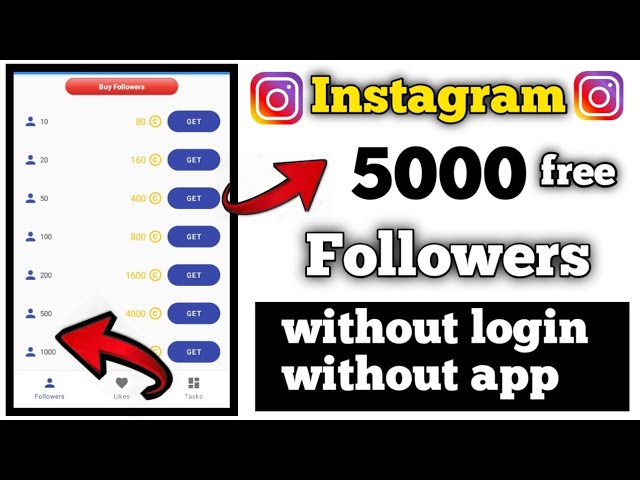 | Instagram pe 500 Free ?  Followers |without login without app | ??