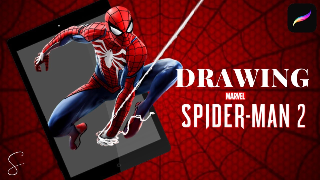 Drawing Spider-Man  ll shubharsh arts ll procreate