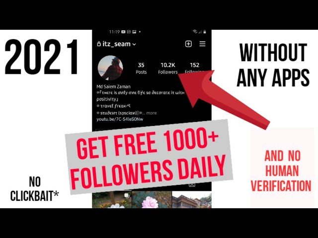 how to get instagram followers 2021 - Increase Instagram Followers | no human verification - #shorts