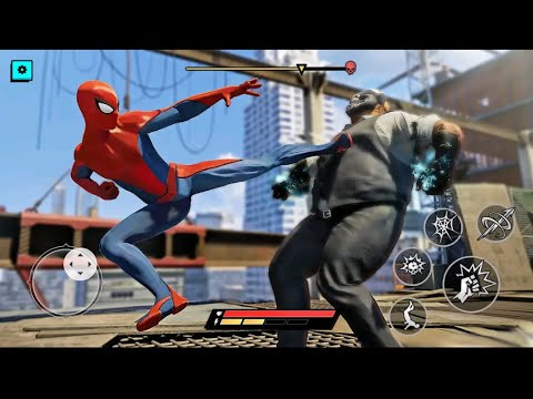 Spiderman fighting #spiderman  vs hulk,superheroes,gangsters,batman,greengobline,captain America.