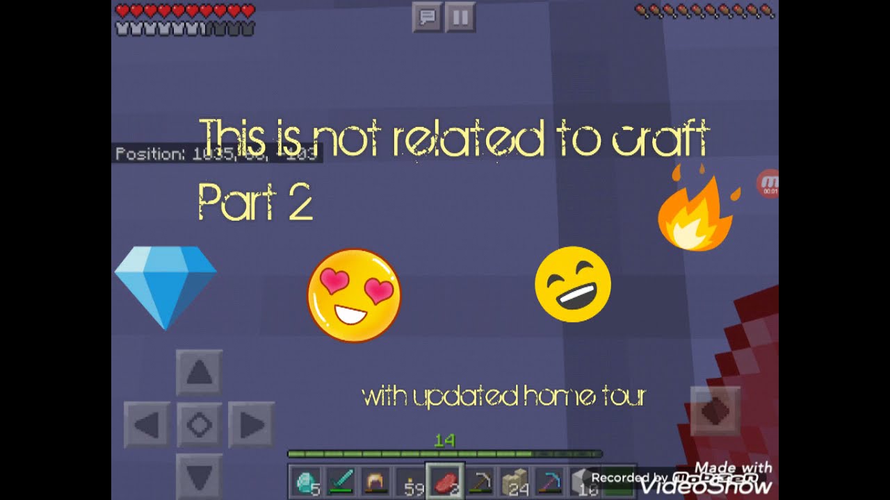 This is not related to craft part 2/updated home tour /fun craft gamplay/click and craft