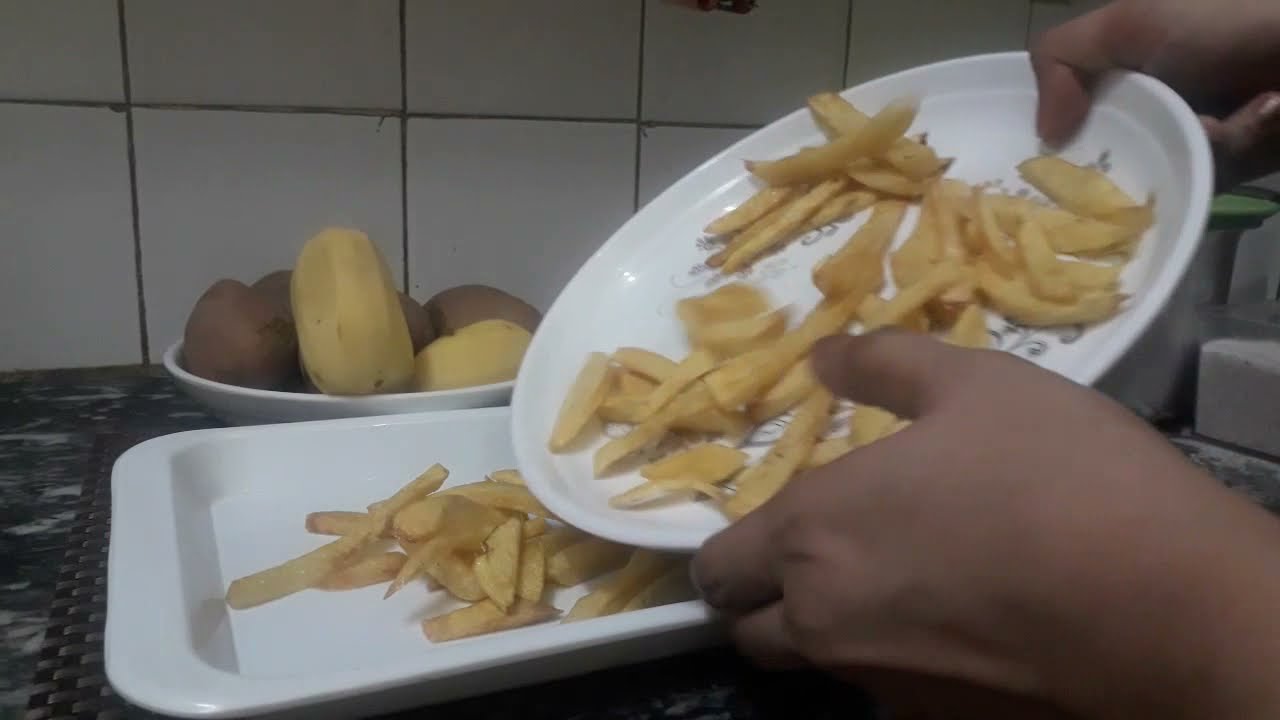 McDonald's French fries made in home recipe.