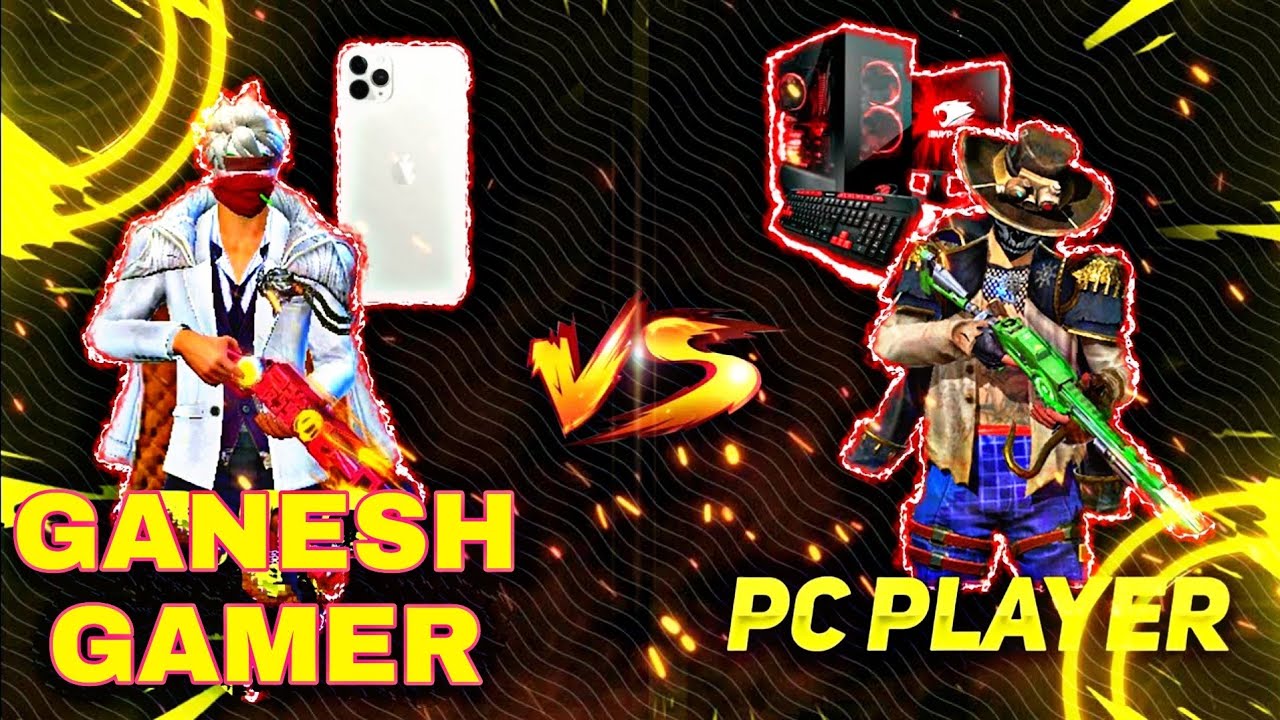 Ganesh Gamer vs PC player 1 vs 1 challenge telugu players free???