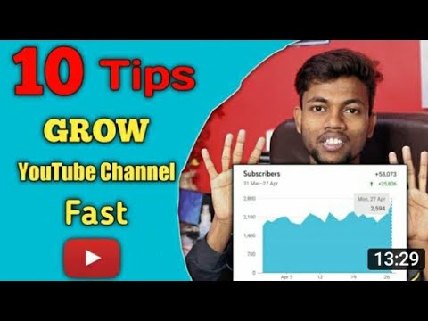 10 tips to grow youtube channel fast- how to grow youtube channel || 2021