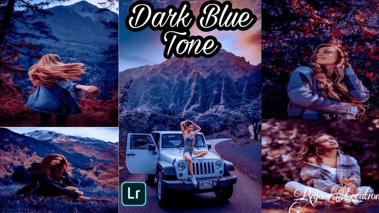 Lightroom Presets DNG llDark Blue Tone?ll Download Lightroom app free ? ll [Raja Editing.]