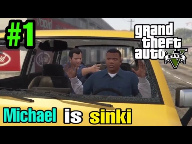 Stealing Michael's car gta 5 gameplay #1