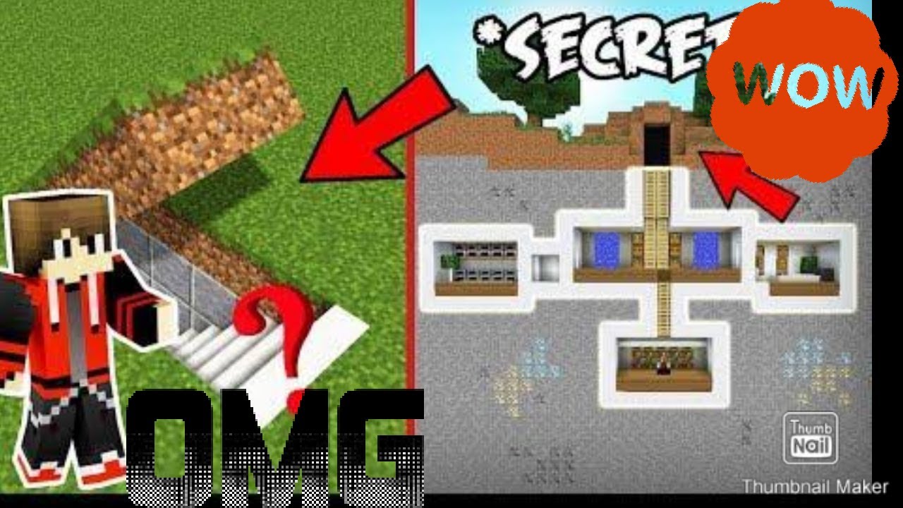 Make underground house in Minecraft