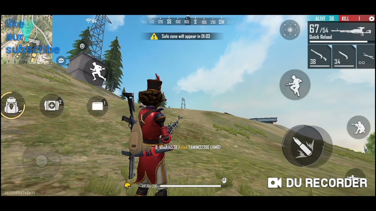 free fire gamplay