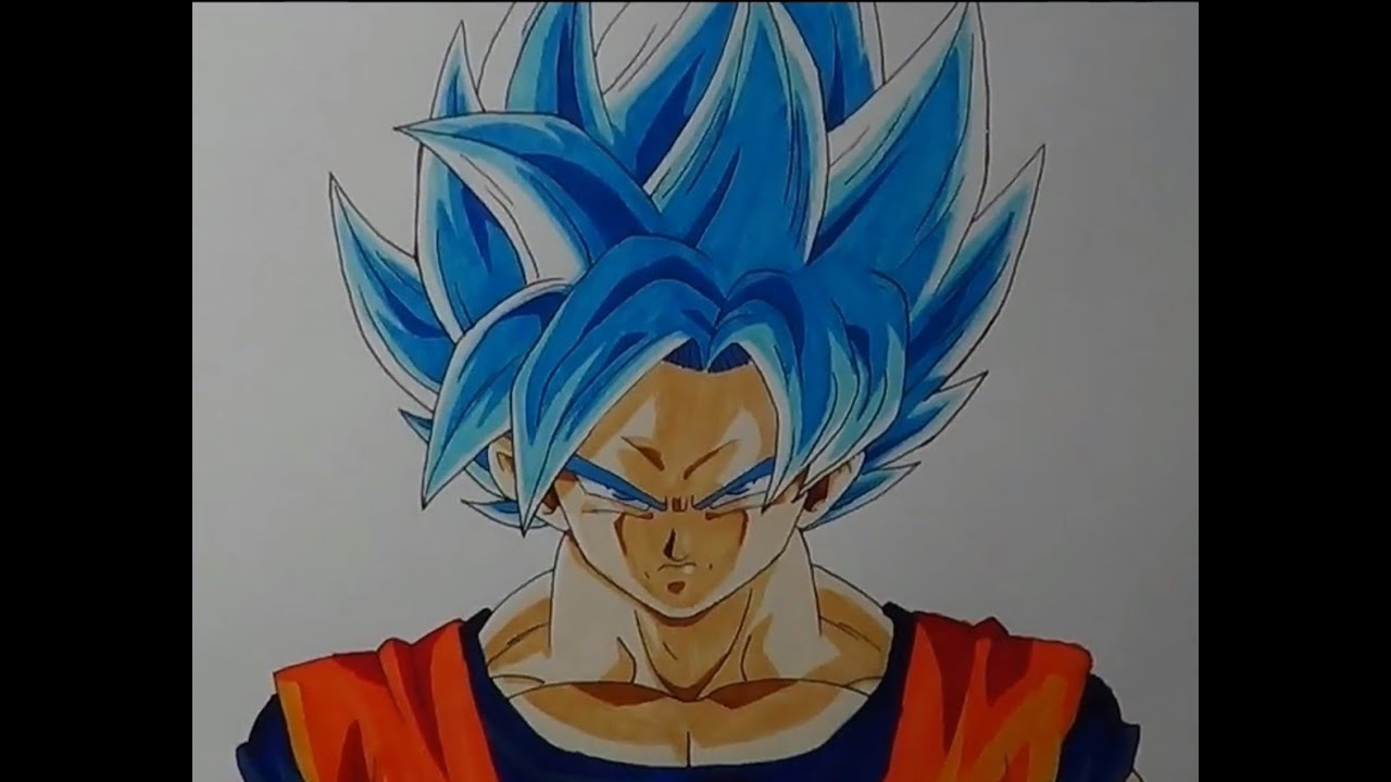 Drawing Goku SSB Tutorial ll  Art Make