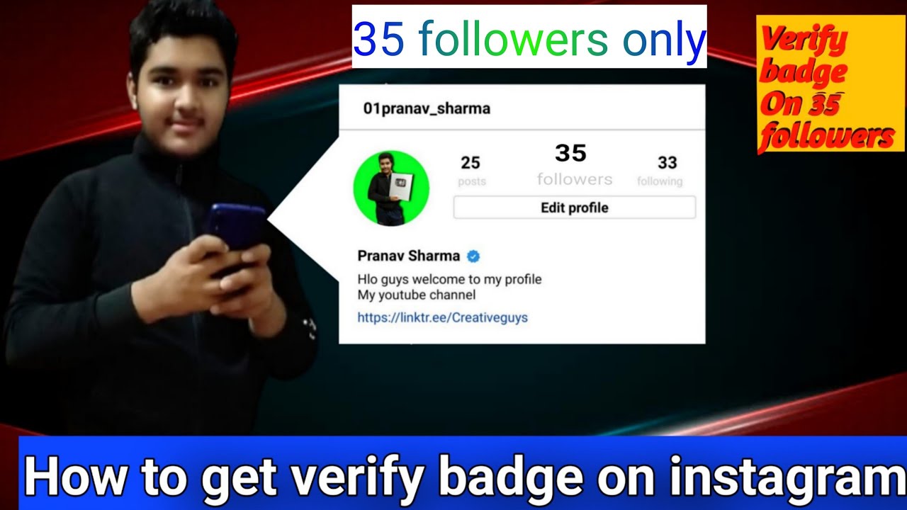 How to get verification badge on instagram || Creative guys || Pranav Sharma. #creativeguys