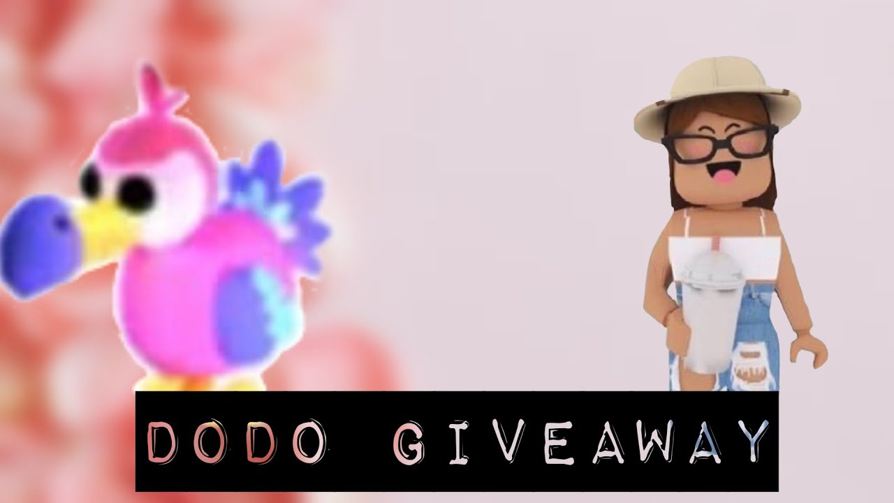 Adopt Me Dodo Giveaway! 200 subs special