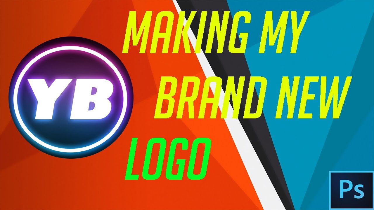 Making my brand new Logo  with Adobe Photoshop | Indian Gamer YB
