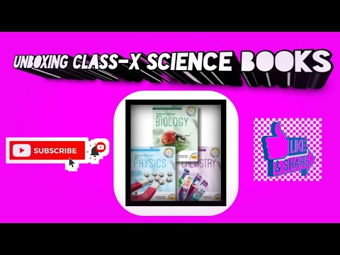 UNBOXING || Class-X Science Books By Lakhmir Singh And Manjit Kaur || New Edition ||✓