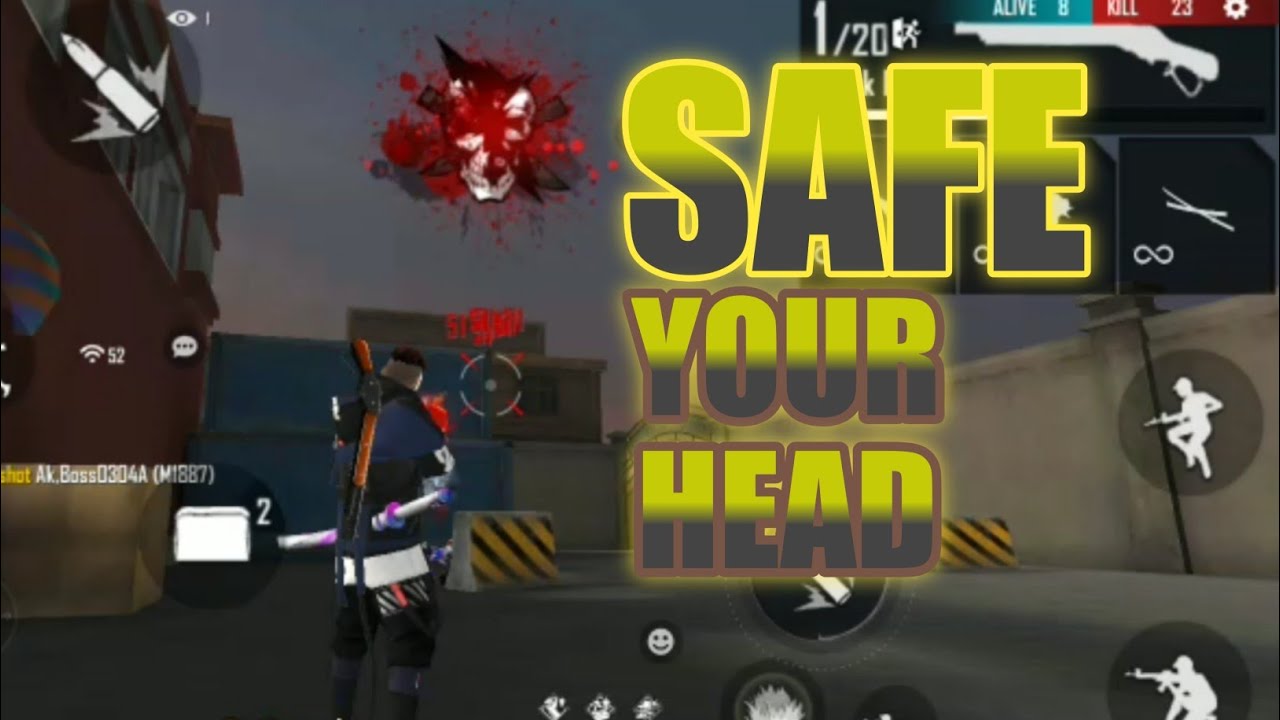 SAFE YOUR HEAD || Monteg free fire video #oneshot #freefire