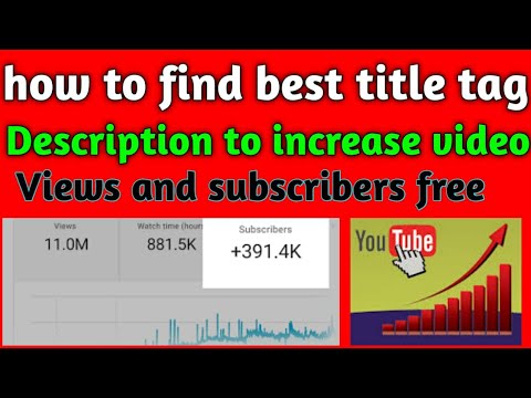 How to find best title, tag, description for youtube videos | #hack #trick #subs#ranking #1000 #hack