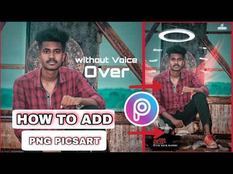 How To Add Png PicsAer Photo Editing || PicsArt Png Editing || #mjcreationofficialediting