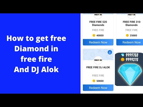 How to get free diamond and DJ Alok in free fire