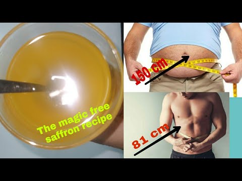 كيف نتخلص من البطن الزائدة بمشروب الزعفران الحر..How to get rid of excess belly with saffron drink