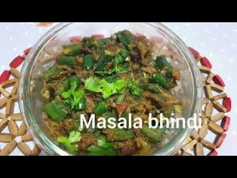 Masala Bhindi, Okra Masala recipe, Quick Easy and Tasty Bhindi sabzi, Bhindi Masala recipe
