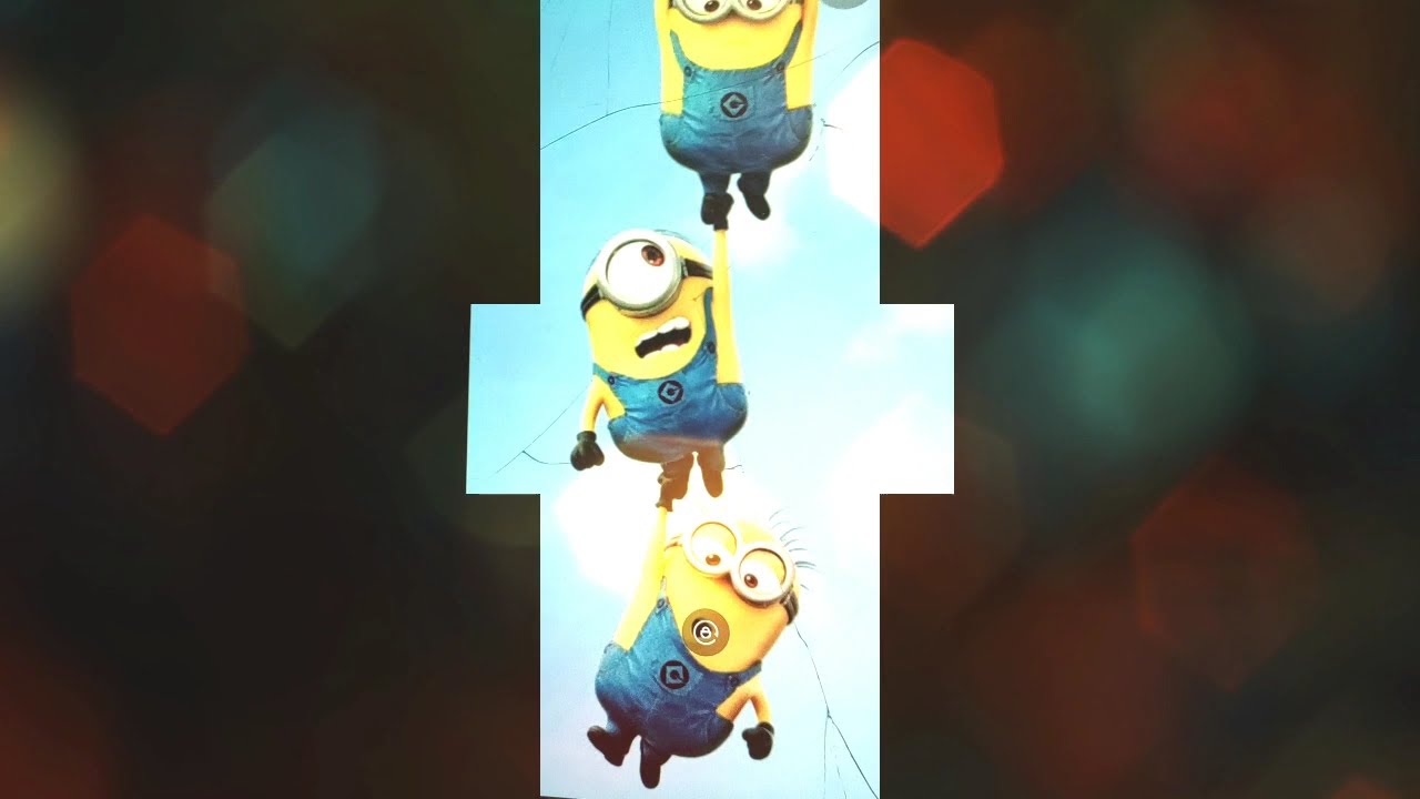 MINIONS REAL PIC  Vs  PAINTING || D19 CREATION  # shorts