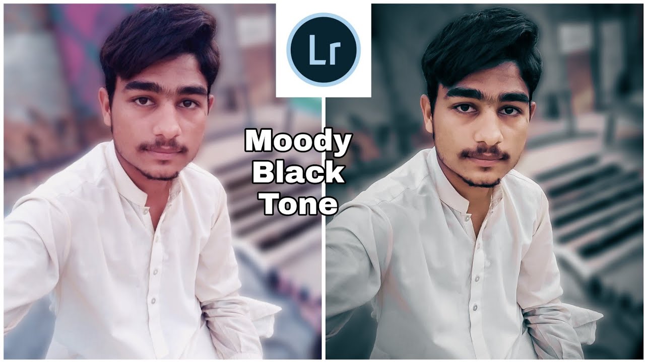 Lightroom Mobile Moody BLACK TONE Photo  editing tutorial | Ahmed Editz