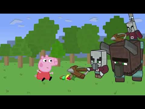 Peepa VS Minecraft. Peepa Pig. Minecraft