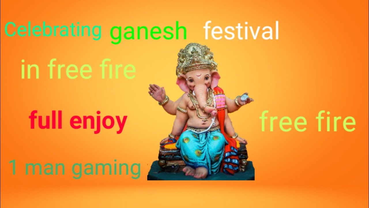 celebrating ganesh festival in free fire game play /all song add