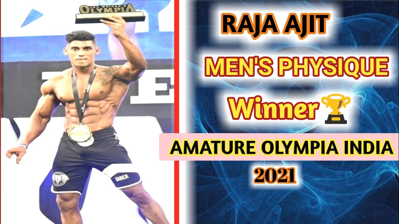 Raja Ajit Win Gold। Men's Physic। Defeat Sidhant Jaiswaal #sheruclassic #amatureolympia