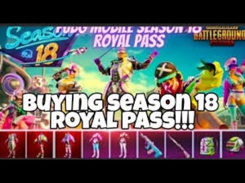 Pubg mobile buying new royal pass 18 in hind