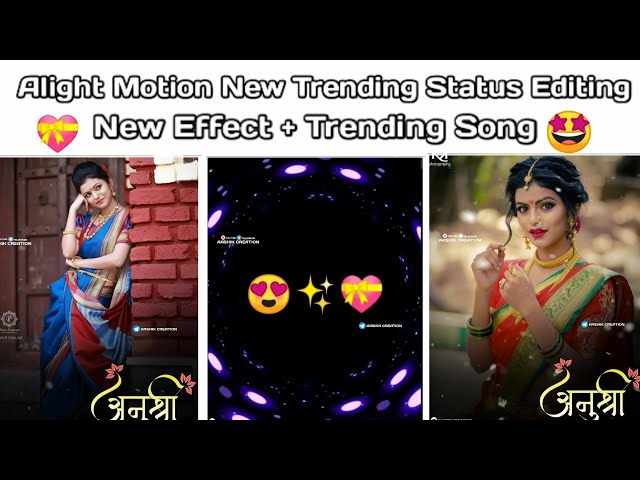 ? Anushri Mane ? Status Editing In Alight Motion !! Alight Motion Video Editing❤️ Aashik Creation