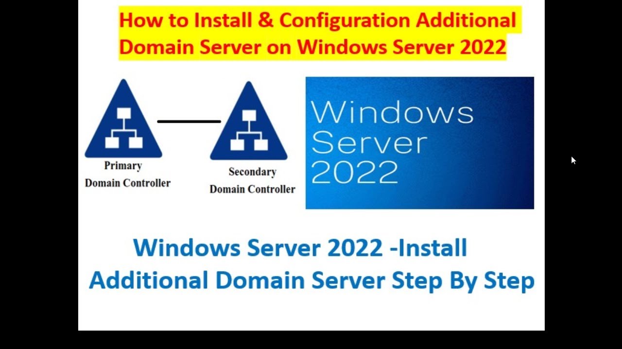 Windows Server 2022 -How to Install Additional Domain Controller  Server Step By Step-ADC#04