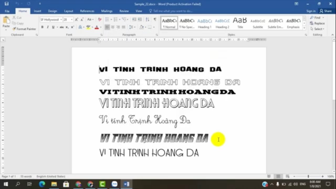 Hướng dẫn CÀI ĐẶT FONTS cho máy tính - Install Fonts in Windows 10 [HDITTVT]
