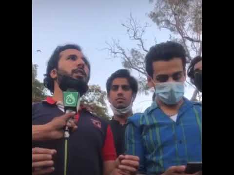 students protest about canceling of exam(1)