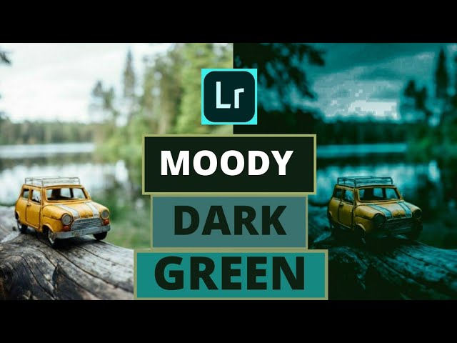 Moody Dark Green Presets - Lightroom Mobile Presets DNG | Moody Dark Green Lightroom Preset