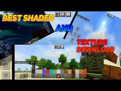 BEST SHADER AND TEXTURE FOR MINECRAFT PE??