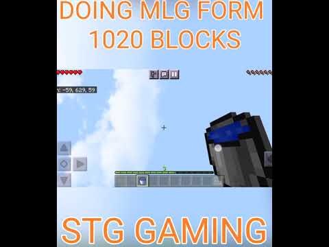 Doing water bucket MLG from 1020 BLOCKS || STG GAMING || 200 SUBS SOON....
